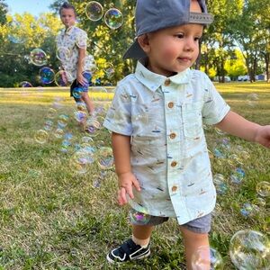 Acid wash ish shorts